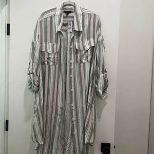 Striped Button Down Shirt